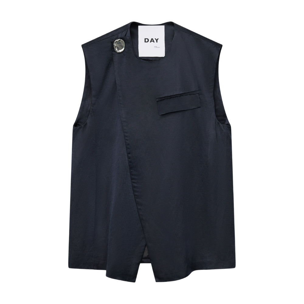Marlin High Shine vest - sort